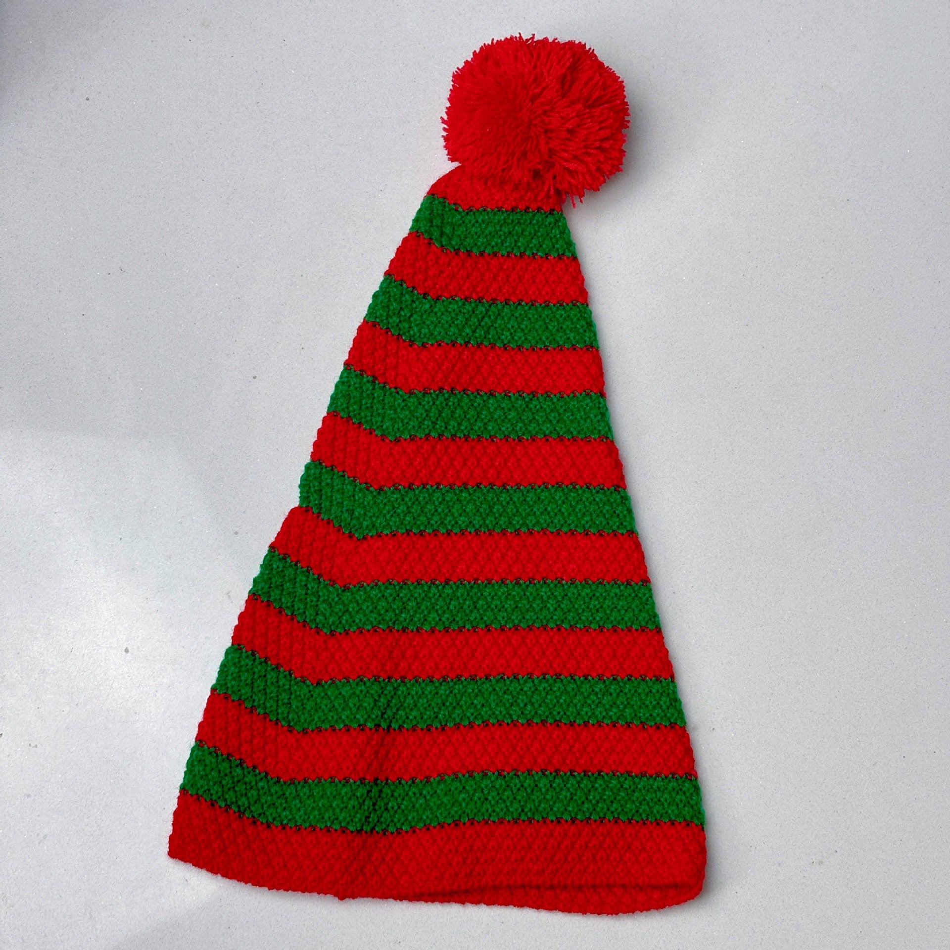 Wholesale Christmas hat with bells   knitted wool hat